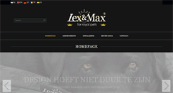Desktop Screenshot of lexenmax.nl