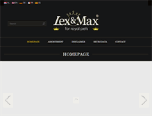 Tablet Screenshot of lexenmax.nl